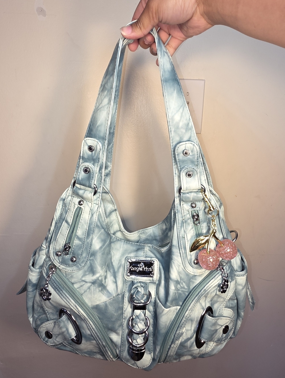 ☆Angel Kiss Mint Tie-Dye Hobo Bag☆